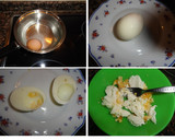 Foto del paso 1 de la receta: Huevos rellenos de requesón