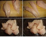 Foto del paso 1 de la receta: Brochetas de pollo y nectarina o melocotón