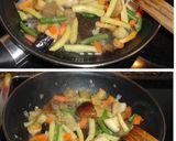 Foto del paso 1 de la receta: Tortilla de verduras y frutos secos