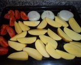 Foto del paso 3 de la receta: Asado al horno con patatas y verduras