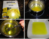 Foto del paso 1 de la receta: Nectarinas especiadas con espejo de gelatina