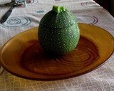 Foto del paso 3 de la receta: Calabacín redondo relleno con butifarra de cerdo