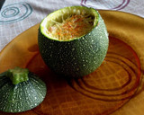 Foto del paso 4 de la receta: Calabacín redondo relleno con butifarra de cerdo