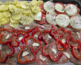 Foto del paso 4 de la receta: Pechugas de pollo al horno con patatas y verduras