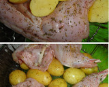Foto del paso 5 de la receta: Conejo macerado asado con patatas