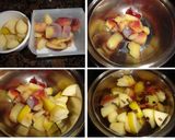 Foto del paso 1 de la receta: Compota de nectarina y manzana con yogur