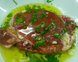 Foto del paso 1 de la receta: Solomillos con pimientos del padrón