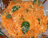 Foto del paso 4 de la receta: Ensalada de zanahorias y mandarinas con menta