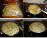 Foto del paso 1 de la receta: Tagliatelle a la crema con beicon y jamón ibérico