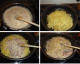 Foto del paso 4 de la receta: Tagliatelle a la crema con beicon y jamón ibérico