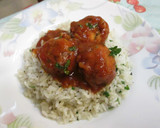 Foto del paso 9 de la receta: Albóndigas de pollo en salsa napolitana