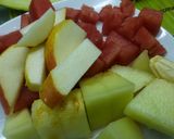 Foto del paso 2 de la receta: Fruta natural, chocolate y avellanas