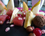 Foto del paso 3 de la receta: Fruta natural, chocolate y avellanas