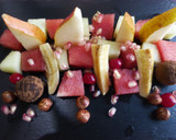 Foto del paso 4 de la receta: Fruta natural, chocolate y avellanas
