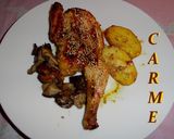 Foto del paso 5 de la receta: Picantón crujiente al curry con aroma de lima