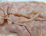 Foto del paso 2 de la receta: Frutas naturales con jamón de pavo
