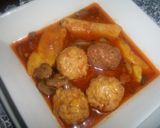 Foto del paso 6 de la receta: Albóndigas en salsa de almendras al curry