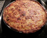 Foto del paso 5 de la receta: Pastel de puerros, calabacín y jamón york