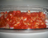 Foto del paso 4 de la receta: Pastel gratinado de calabacín, atún y surimi