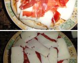 Foto del paso 1 de la receta: Pizzeta de jamón con queso al vino