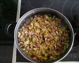 Foto del paso 4 de la receta: Berenjenas rellenas de carne y jamón al horno