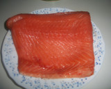 Foto del paso 1 de la receta: Salmón al cava con patatas al eneldo
