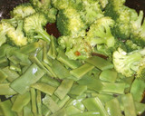 Foto del paso 1 de la receta: Lomo de cerdo adobado al horno con verduras salteadas