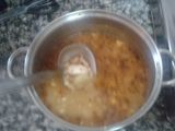 Judías blancas con patatas y huevo