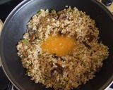 Foto del paso 5 de la receta: Arroz con hongos secos y chips de berenjena