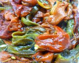 A picture of step 2 of Flaked Cod with Peppers and Potatoes.