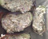 Foto del paso 4 de la receta: Berenjenas rellenas con jamón ibérico al parmesano