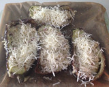 Foto del paso 5 de la receta: Berenjenas rellenas con jamón ibérico al parmesano