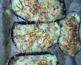 Foto del paso 6 de la receta: Berenjenas rellenas con jamón ibérico al parmesano