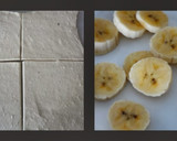 Foto del paso 2 de la receta: Corbatas de hojaldre con plátano y melocotón