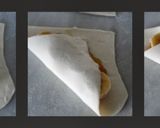 Foto del paso 3 de la receta: Corbatas de hojaldre con plátano y melocotón
