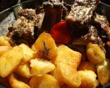 Foto del paso 5 de la receta: Costillas de cerdo adobadas con pimientos y verdura