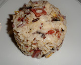 Foto del paso 2 de la receta: Arroz cremoso con jamón serrano