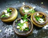 Foto del paso 4 de la receta: Brocheta de langostinos y champiñón