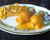 Foto del paso 8 de la receta: Muslo de pollo con crema de zanahoria