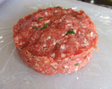 Foto del paso 3 de la receta: Tortas de carne rellenas de queso de cabra del Casar