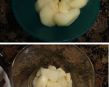 Foto del paso 1 de la receta: Peras con crema de queso batido light