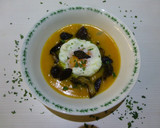 Foto del paso 7 de la receta: Crema de calabaza con hongos y huevo poche