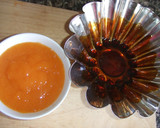 Foto del paso 1 de la receta: Budín flan de caqui al aroma de mandarina