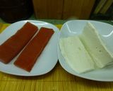 Foto del paso 1 de la receta: Postre de otoño con membrillo, queso y nueces