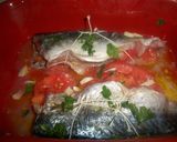 Foto del paso 4 de la receta: Caballas rellenas con verduras al limón
