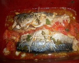 Foto del paso 5 de la receta: Caballas rellenas con verduras al limón