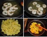 Foto del paso 1 de la receta: Tortilla de patatas y langostinos