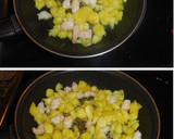 Foto del paso 2 de la receta: Tortilla de patatas y langostinos