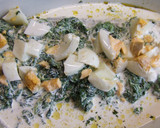 Foto del paso 3 de la receta: Bacalao al horno con espinacas y crema