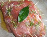 Foto del paso 4 de la receta: Carne de ternera rellena con variado de setas de estación